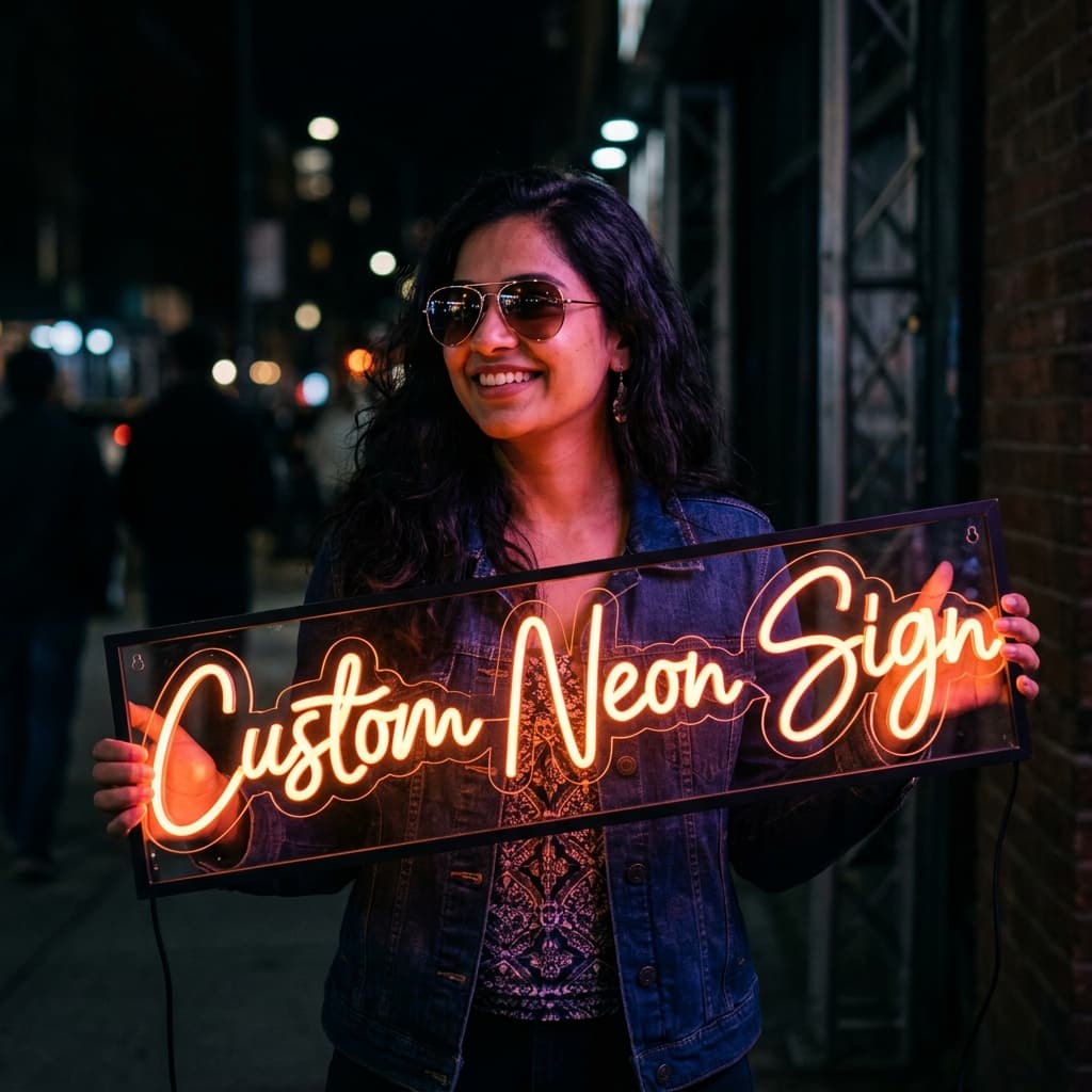 custom pink neon sign good vibes only for bedroom wall decor